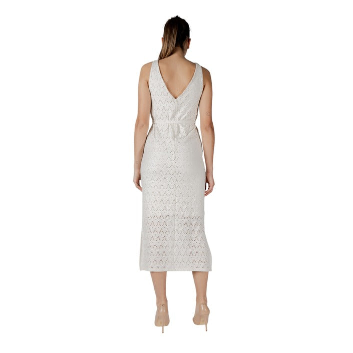 Vila Clothes Abito Midi Donna