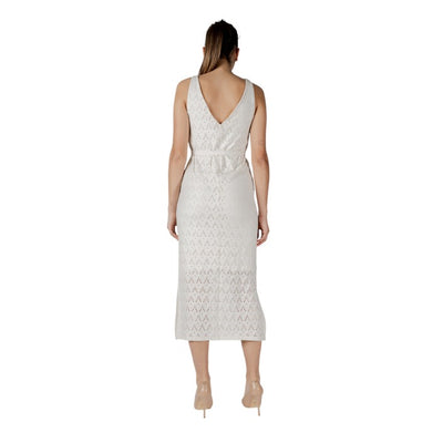 Vila Clothes Abito Midi Donna