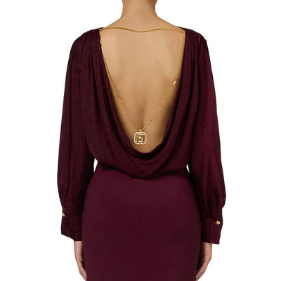 Elisabetta Franchi Body manica lunga Donna