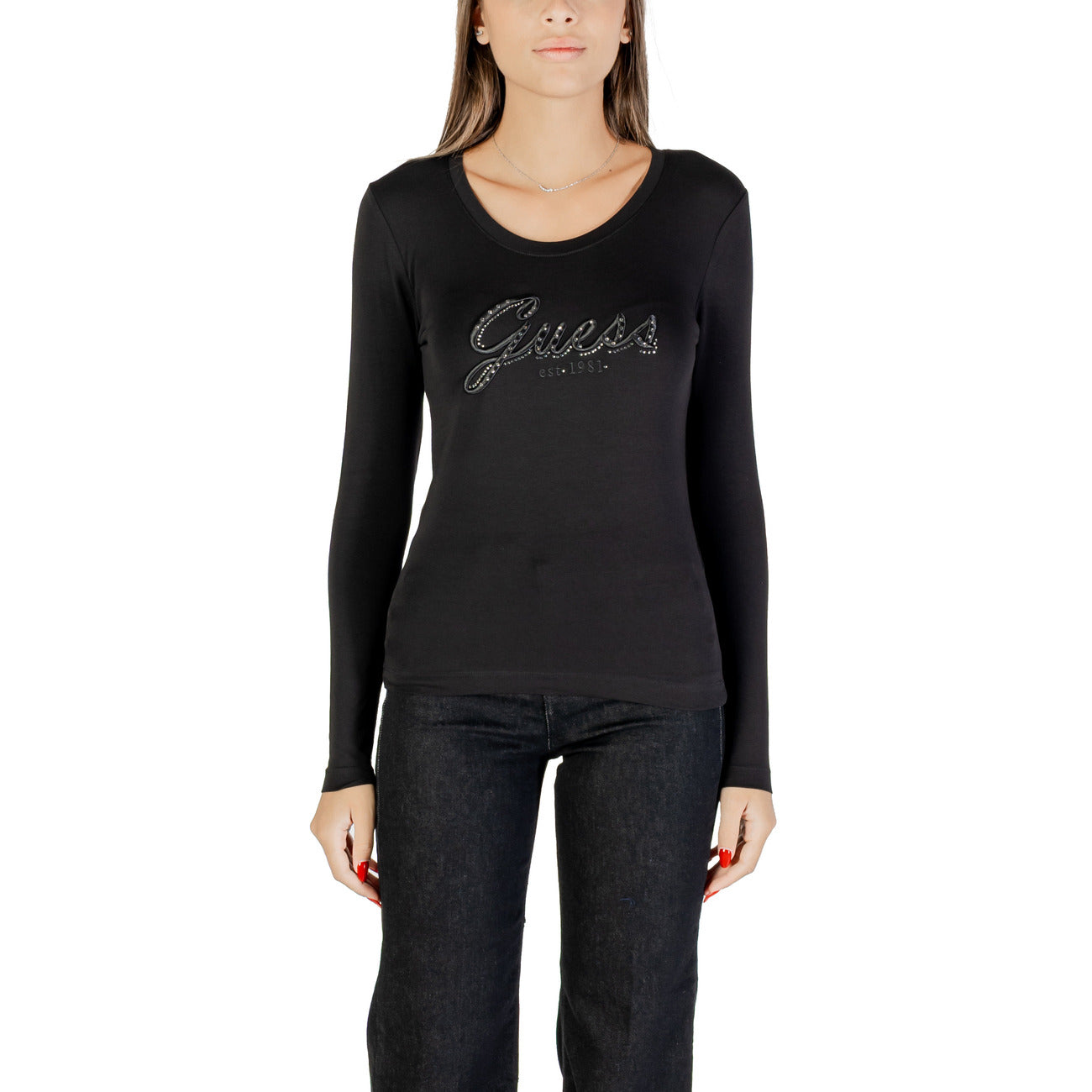 Guess T-Shirt manica lunga Donna