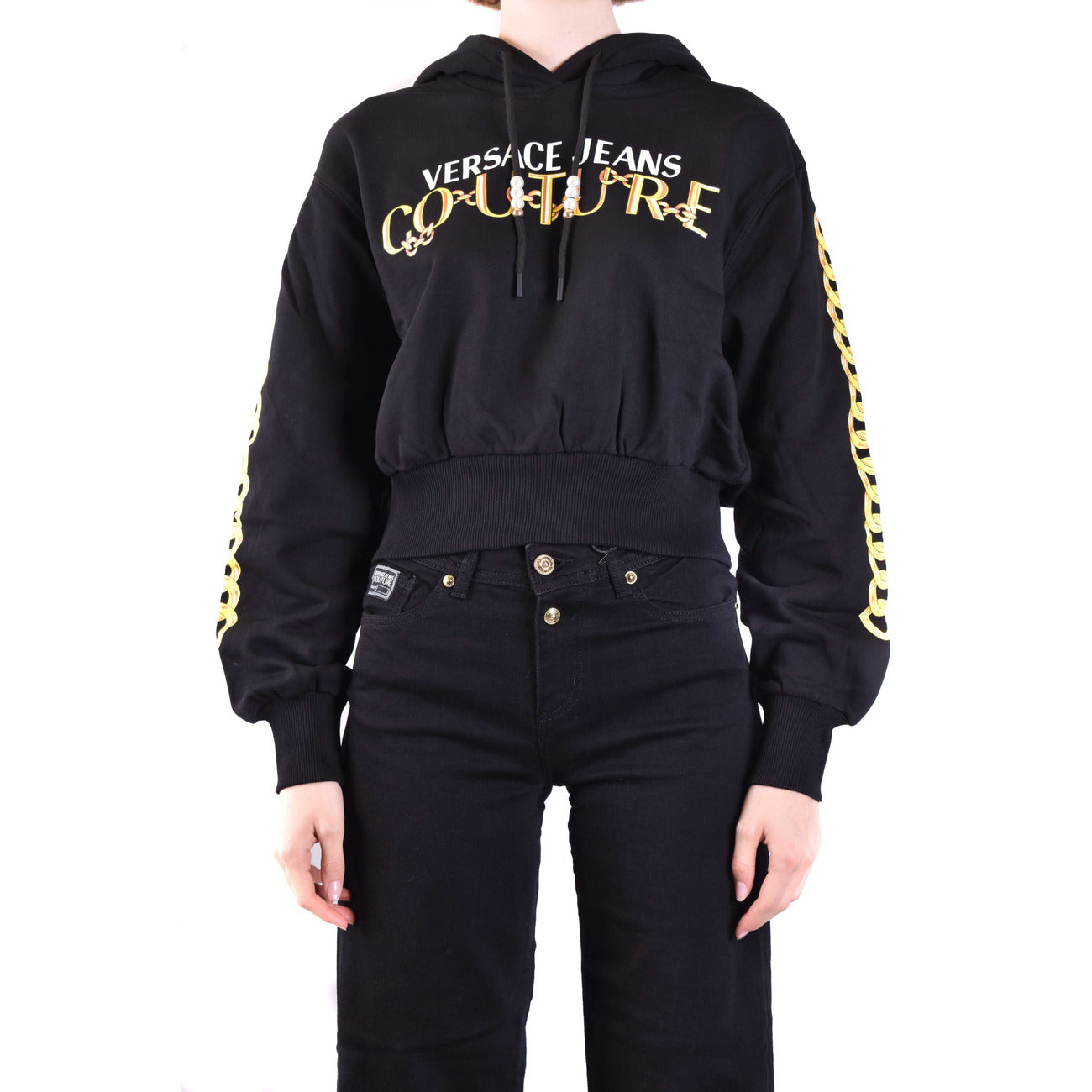 Versace Jeans Couture Felpa con cappuccio Donna