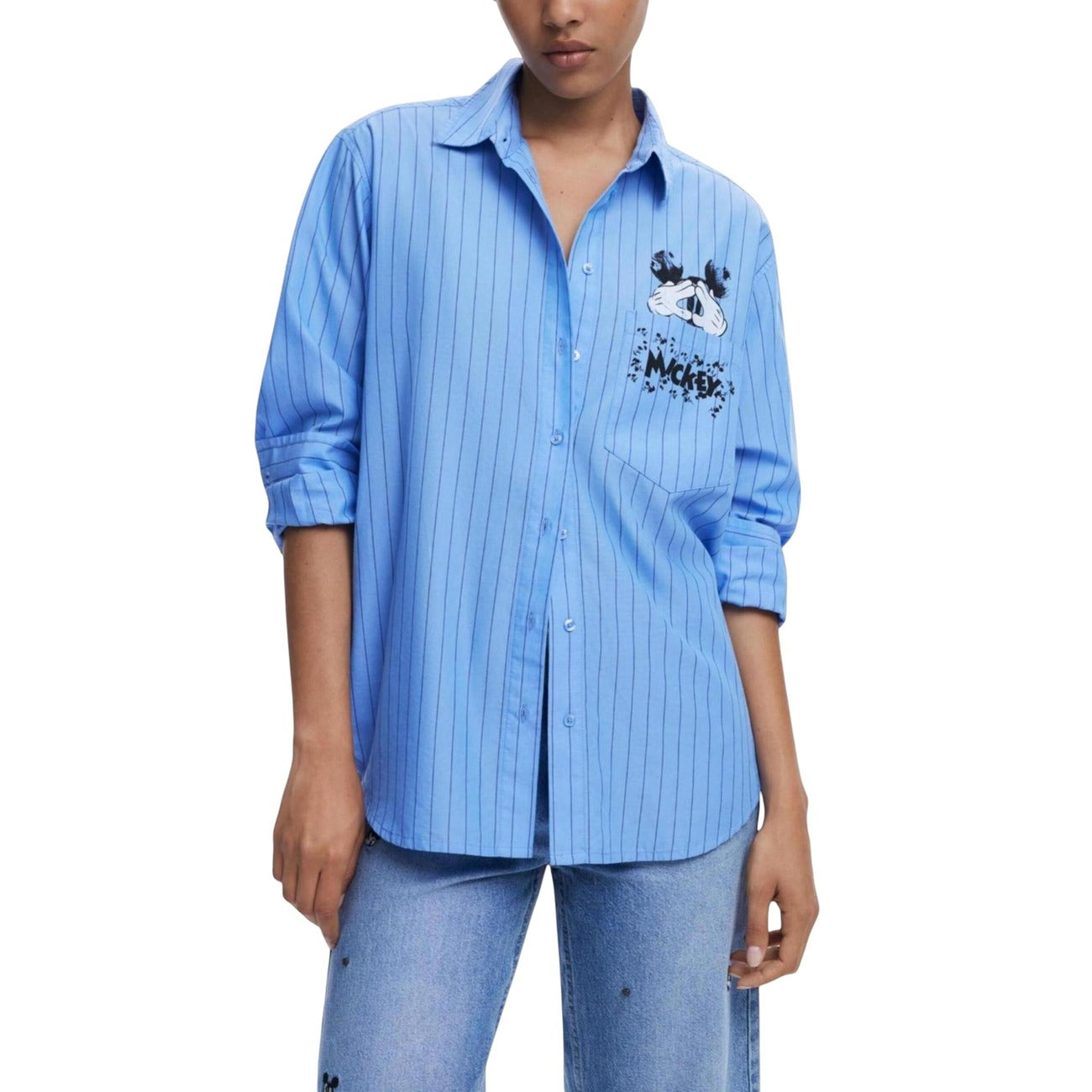 Desigual Mickey Mouse Camicia manica lunga Donna