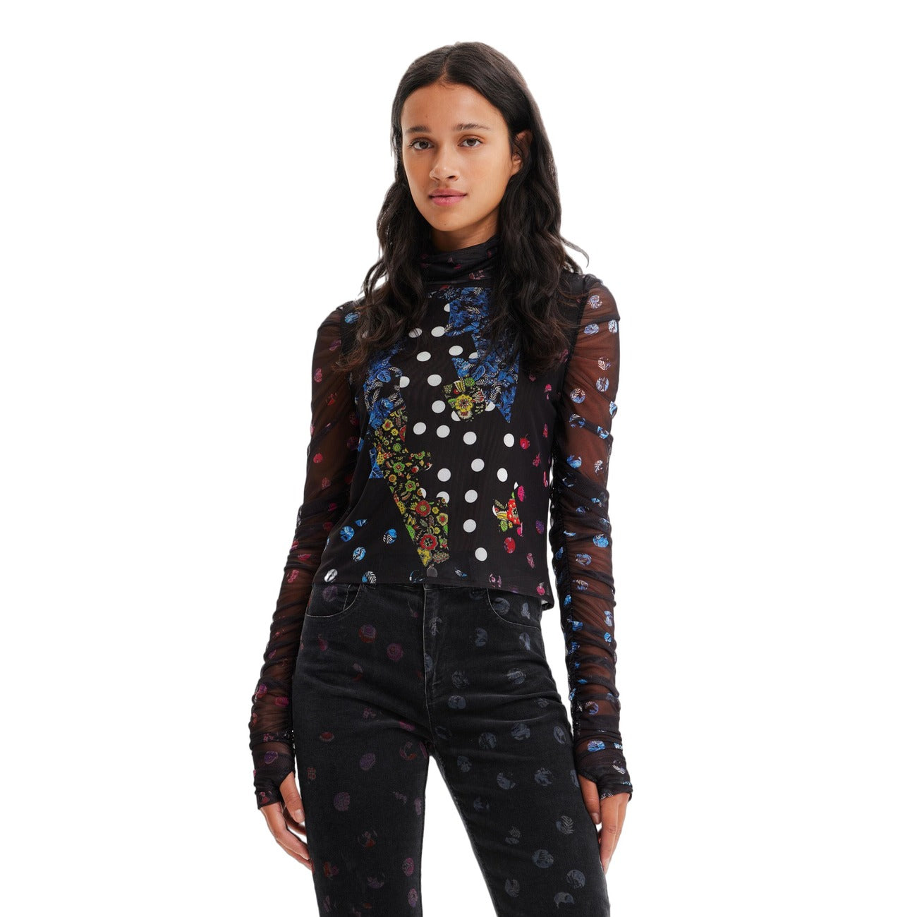 Desigual Blusa manica lunga Donna