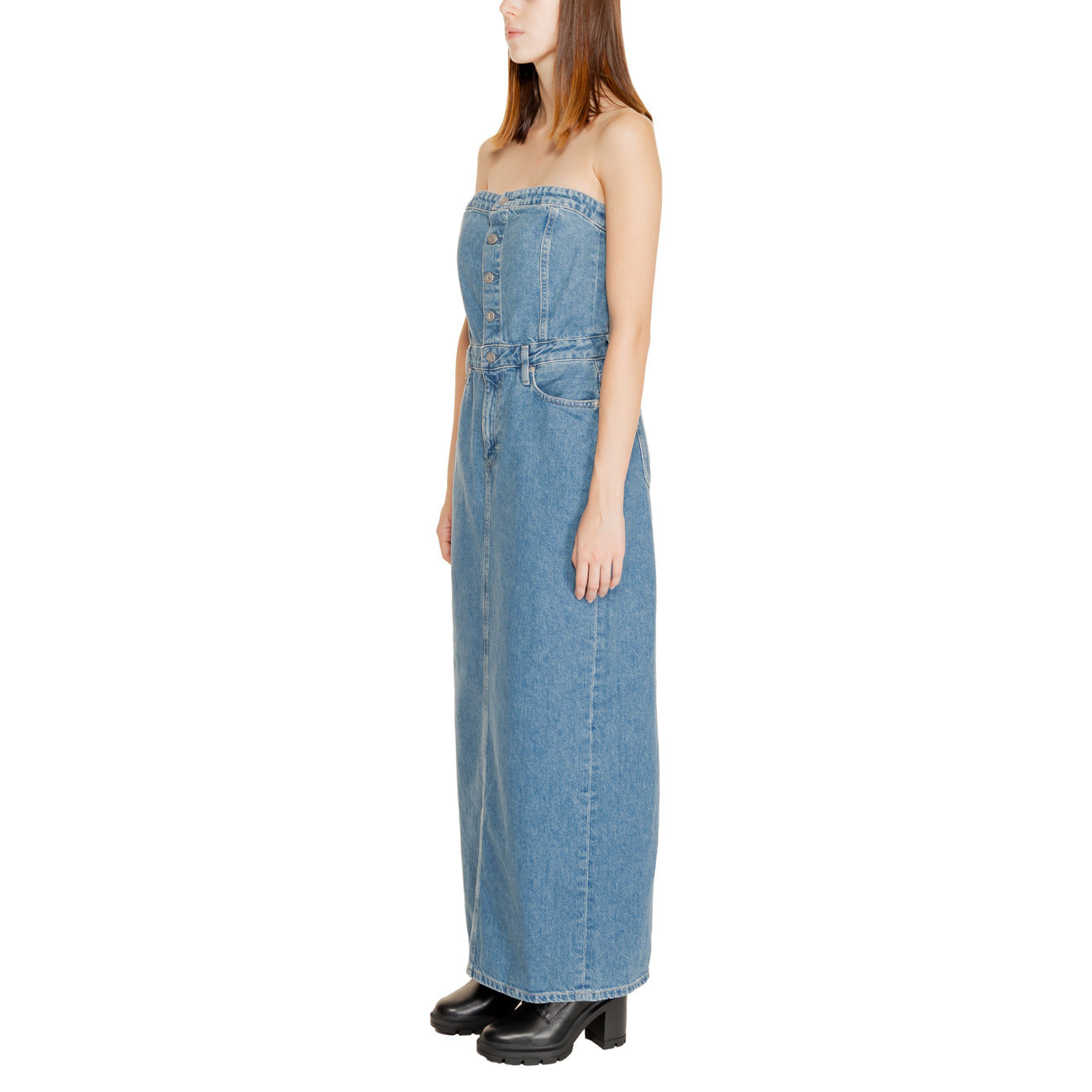 Calvin Klein Jeans Abito di jeans lungo Donna