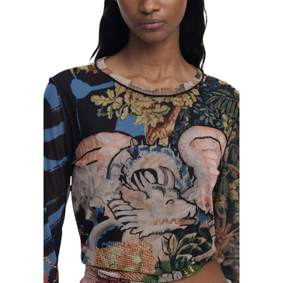 Desigual T-shirt manica lunga Donna