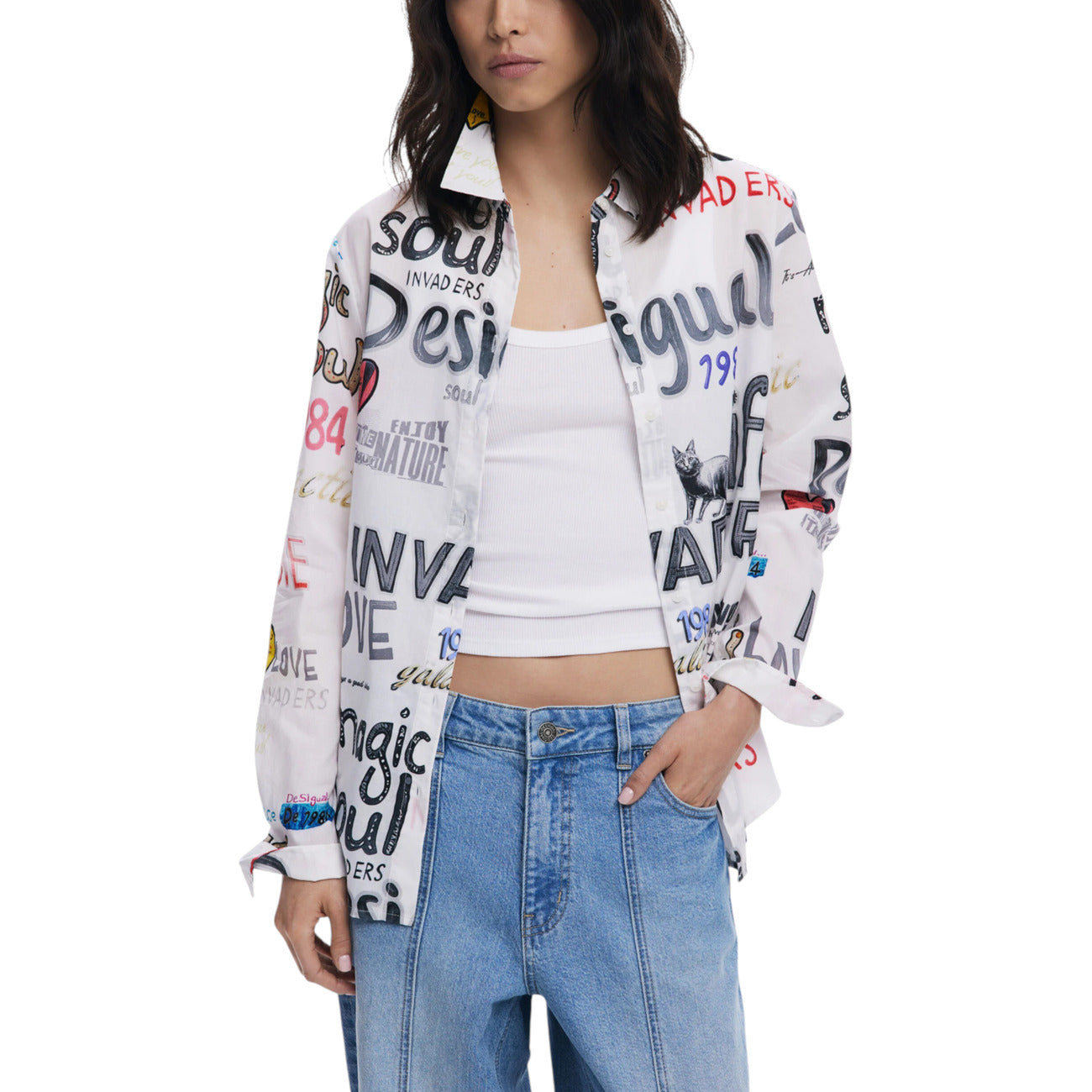 Desigual Blusa manica lunga Donna